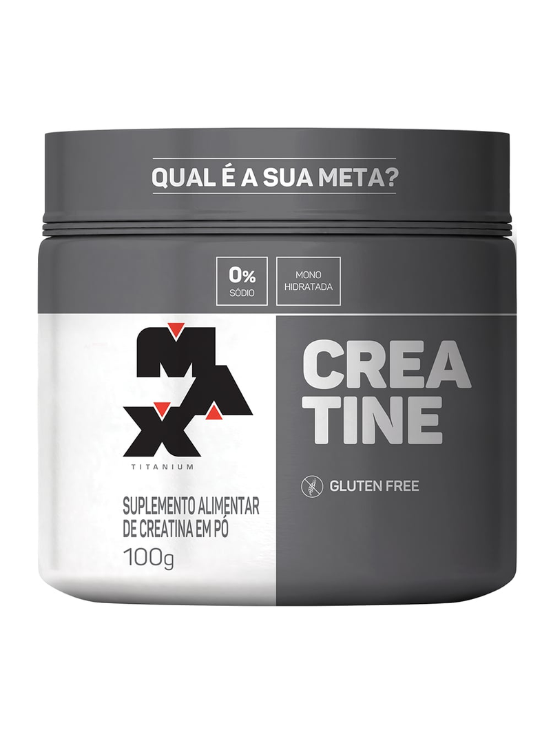 Creatina Pura Monohidratada 100g - Max Titanium