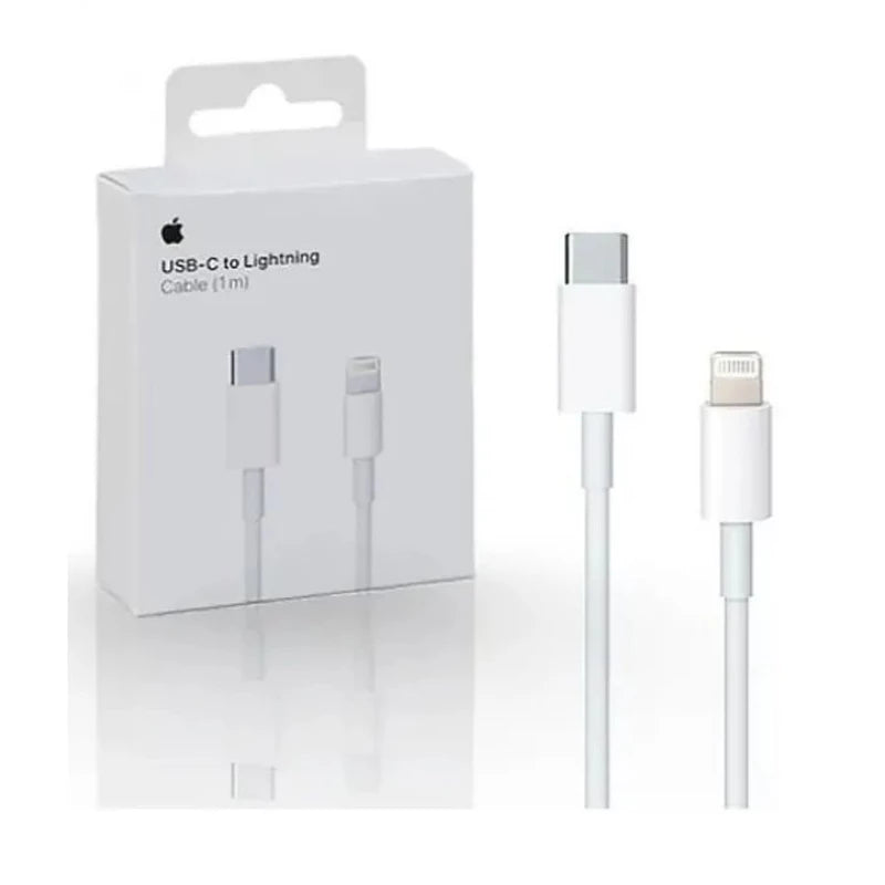 Cabo Para iPhone 20W Turbo 1m/2m PD Apple Lightning Tipo C Usb-c ipad Macbook (ORIGINAL)