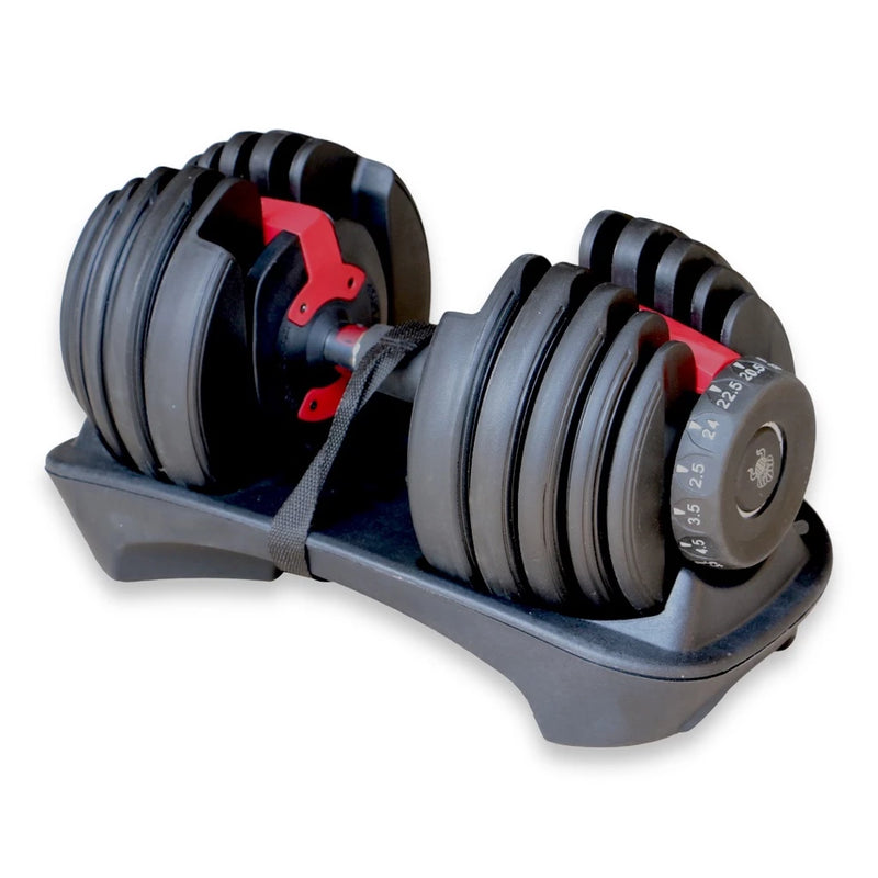 Halter Ajustável Regulável 24kg Anilha Dumbbell 1 Unidade - Odin Fit