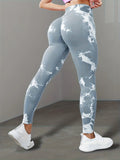 Hot-Selling Same Style Ladies Fitness Esportivo Tie-Dye Skinny