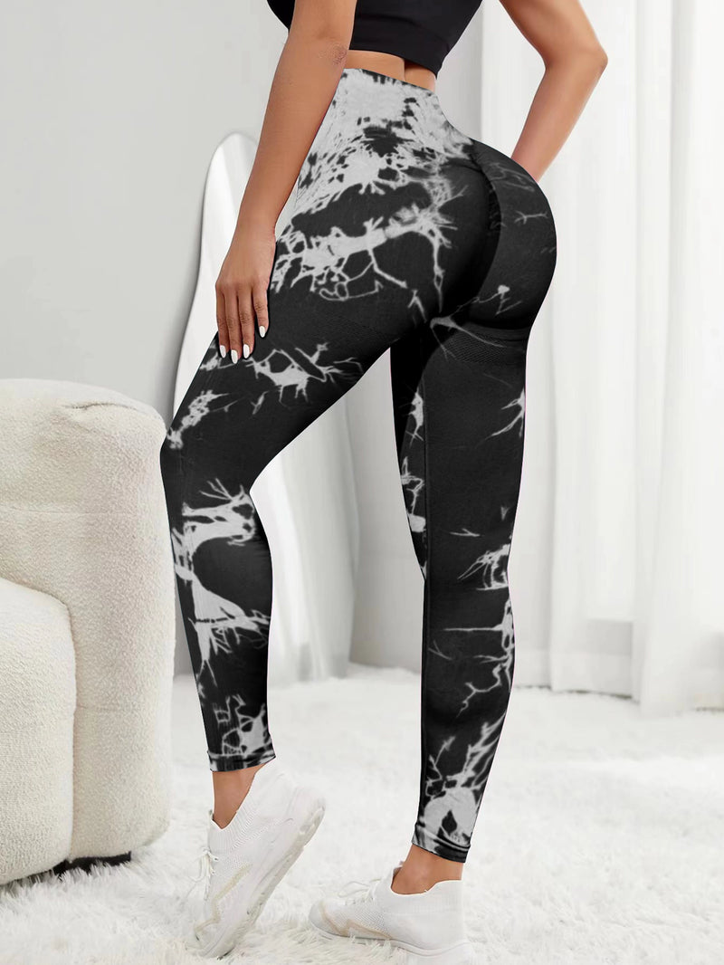 Hot-Selling Same Style Ladies Fitness Esportivo Tie-Dye Skinny