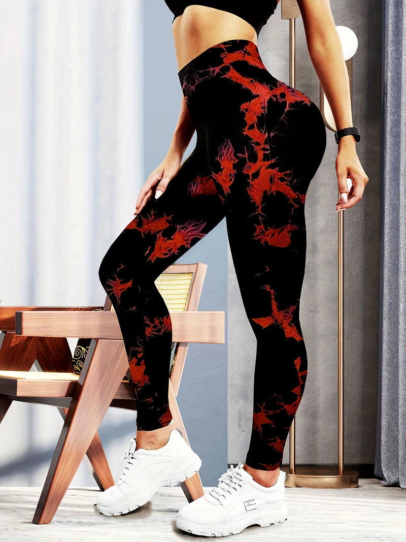 Hot-Selling Same Style Ladies Fitness Esportivo Tie-Dye Skinny